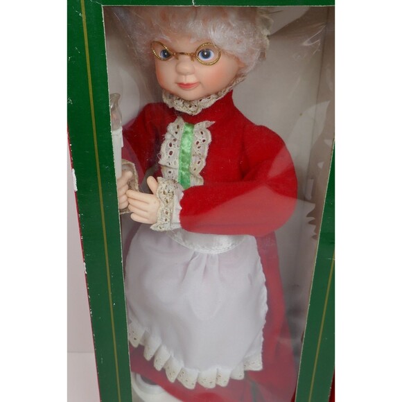 Santa's Best Mr & Mrs Santa Claus Lighted Animated Motionette Figures WORKS - Picture 16 of 16